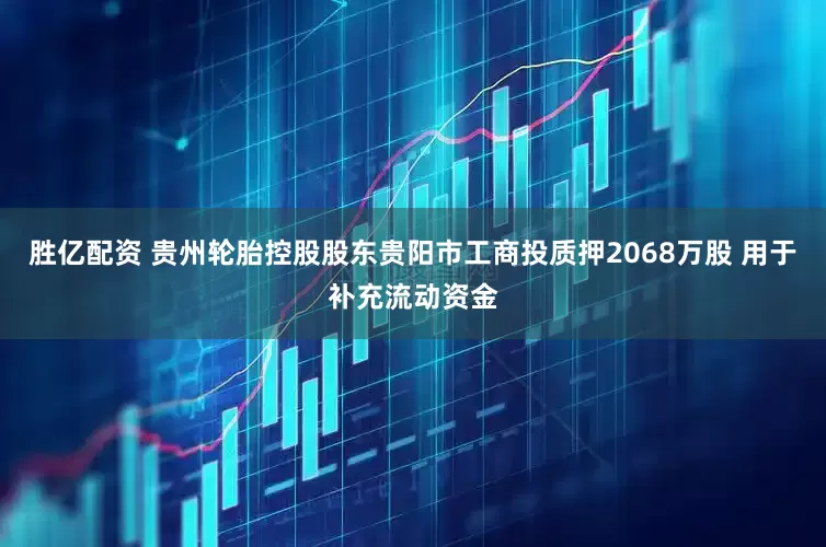 胜亿配资 贵州轮胎控股股东贵阳市工商投质押2068万股 用于补充流动资金