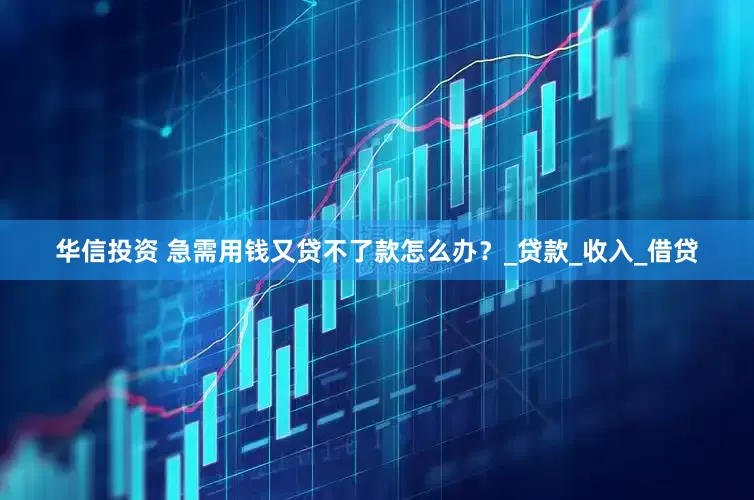 华信投资 急需用钱又贷不了款怎么办？_贷款_收入_借贷