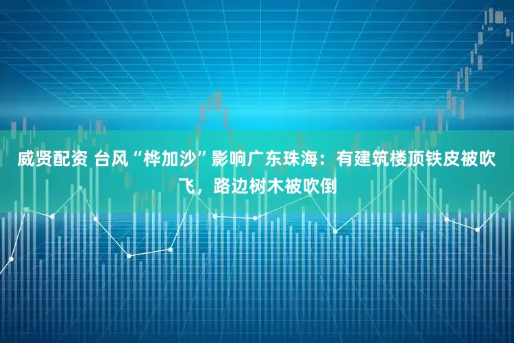 威贤配资 台风“桦加沙”影响广东珠海：有建筑楼顶铁皮被吹飞，路边树木被吹倒